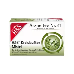 H&S Filter vrećice za čaj od imele, 20X2,0 g