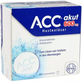 ACC Akutne 600 šumeće tablete, 40 ST