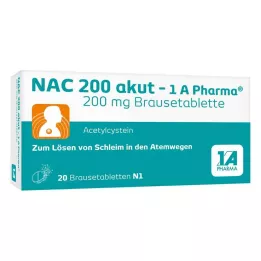 NAC 200 AKUT-1A Pharma efervescent tablete, 20 sati