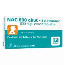 NAC 600 akut-1A Pharma šumeće tablete, 20 kom