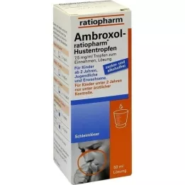 Ambroxolratiopharm kapljice kašlja, 50 ml
