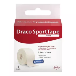 DRACO TAPEVERBAND 3,8 cmx10 m bijela, 1 kom