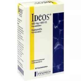 IDEOS 500 mg/400, tj. Tablete za žvakanje, 30 sati
