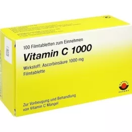 VITAMIN C 1000 tablete prekrivene filmom, 100 ST