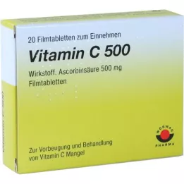 VITAMIN C 500 tablete prekrivene filmom, 20 sati