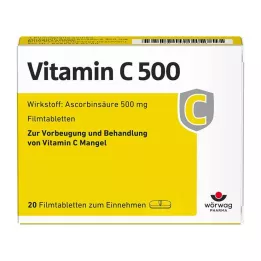 VITAMIN C 500 filmom obložene tablete, 20 kom