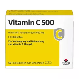 VITAMIN C 500 filmom obložene tablete, 50 kom