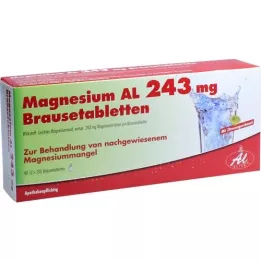 MAGNESIUM AL 243 mg efektivne tablete, 40 ST
