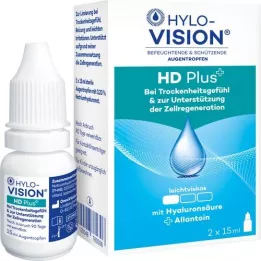 HYLO-VISION HD Plus kapi za oči, 2x15 ml