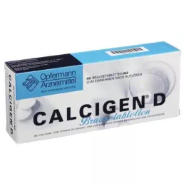 CALCIGEN D 600 mg/400 I.E. šumeće tablete, 40 kom
