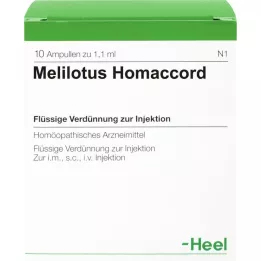 MELILOTUS HOMACCORD AMPOULE, 10 sati