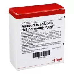 MERCURIUS SOLUBILIS INJEEL Hahnemanni ampuli, 10 sati