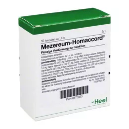 MEZEREUM HOMACCORD AMPOULE, 10 sati