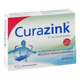 CURAZINK tvrde kapsule, 20 kom