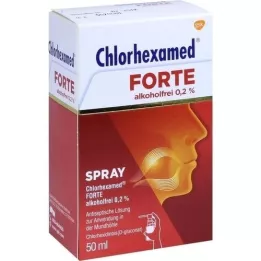 CHLORHEXAMED FORTE Ne -alkoholni 0,2% sprej, 50 ml