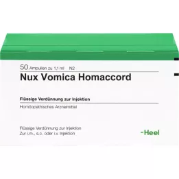 NUX VOMICA HOMACCORD AMPOULE, 50 sati