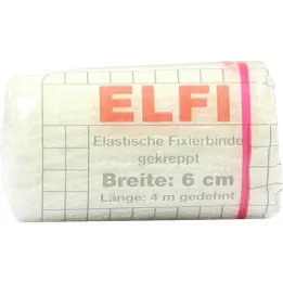Dracoelfi elastični fiksirajući zavoj 6cmx4m creped cello, 1 kom