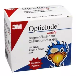 OPTICLUDE 3M midi 5,3x7 cm 1538/100, 100 kom