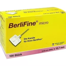 BERLIFINE Mikro kanila 0,33x12,7 mm, 100 ST