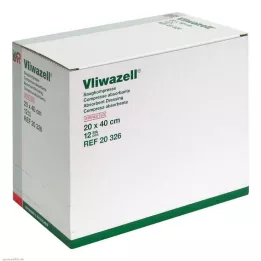 VLIWAZELL Upijajuće komprese sterilne 20x40 cm, 12 kom