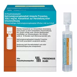 NATRIUMGLYCEROPHOSPHAT Ampula Koncentrat otopine za infuziju, 20X10 ml