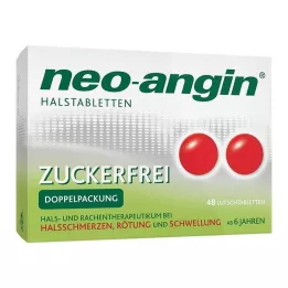 NEO-ANGIN Pastile za grlo bez šećera, 48 kom
