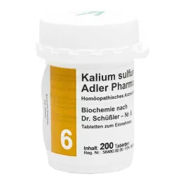 BIOCHEMIE Adler 6 potassium sulfuricum d 6 tablets, 200 pcs