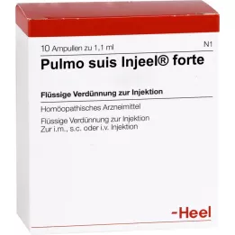 PULMO SUIS INGEEL FORTE AMPOULE, 10 sati