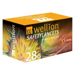 WELLION Sigurnosne lancete 28 G Sigurnosne jednokratne lancete, 200 kom