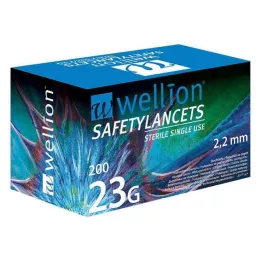 WELLION Sigurnosne lancete 23 G Sigurnosne jednokratne lancete, 200 kom