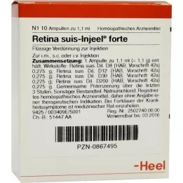 RETINA SUIS INGEEL FORTE AMPOULE, 10 sati