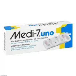 MEDI 7 uno dozator lijekova za 7 dana bijeli, 1 kom