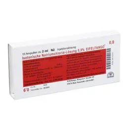 ISOTONISCHE NaCl otopina 0,9% Eifelfango Inj.-Lsg., 10X2 ml