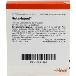 RUTA INJEEL AMPOULE, 10 sati