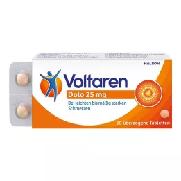 VOLTAREN Dolo 25 mg prekrivenih tabletama, 20 sati