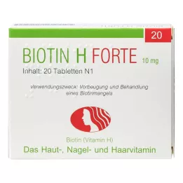BIOTIN H forte tablete, 20 kom