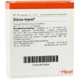 STICTA INJEEL AMPOULE, 10 sati