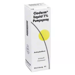 CLODERM Tekući 1% sprej na pumpicu, 30 ml