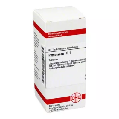 PHYTOLACCA D 1 tableta, 80 kom PHYTOLACCA D 1 tableta, 80 kom