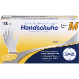 HANDSCHUHE Jednokratni lateks bez pudera M, 100 kom