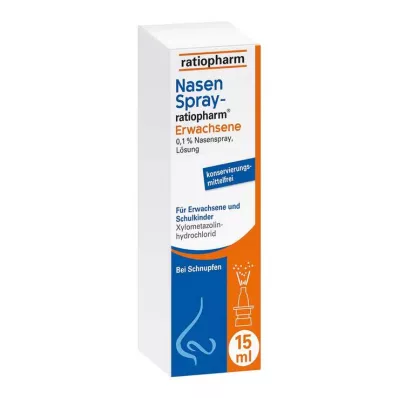 NASENSPRAY-ratiopharm za odrasle bez konzervansa, 15 ml