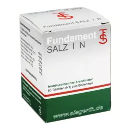 FUNDAMENT-Salt i n tablete, 80 ST