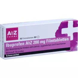 IBUPROFEN Abbey 200 mg tablete prekrivenih filmom, 10 sati