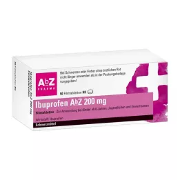 IBUPROFEN AbZ 200 mg filmom obložene tablete, 50 kom