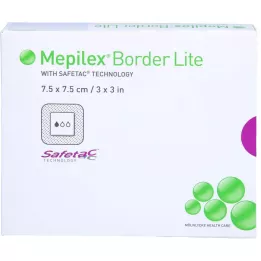 MEPILEX Germ lite pjena glagola.7.5x7.5 cm sterilni, 5 sati