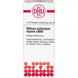 STIBIUM SULFURATUM NIGRUM LM XII Razrjeđivanje, 10 ml