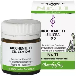 BIOCHEMIE 11 silika D 6 tablete, 80 ST