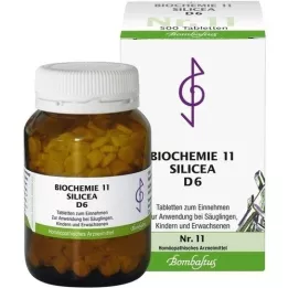 BIOCHEMIE 11 silika D 6 tablete, 500 ST