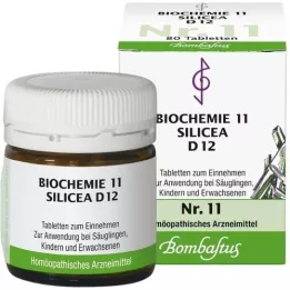 BIOCHEMIE 11 Silicea D 12 tableta, 80 ST