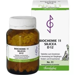 BIOCHEMIE 11 Silicea D 12 tableta, 500 ST